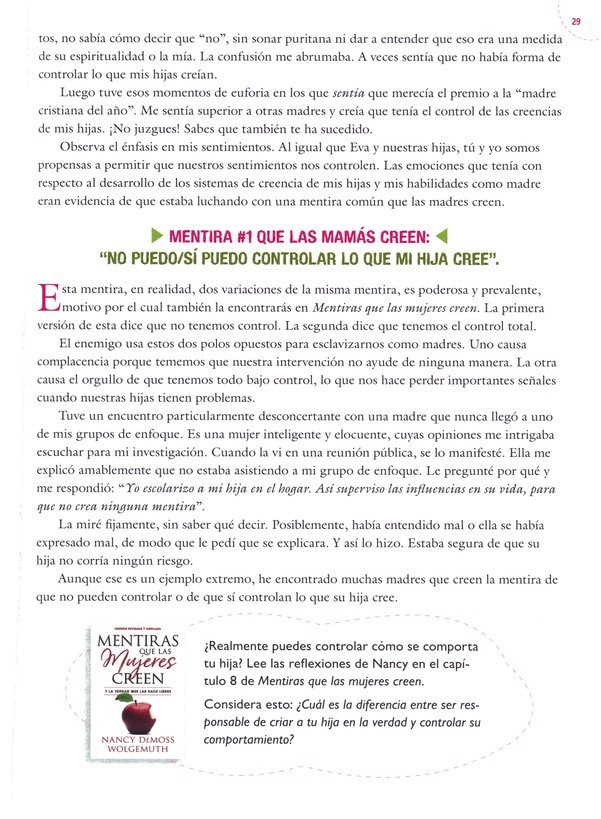 Mentiras que las Niñas Creen - Guía para Mamás - Tapa Blanda – Dannah Gresh - Imagen 10