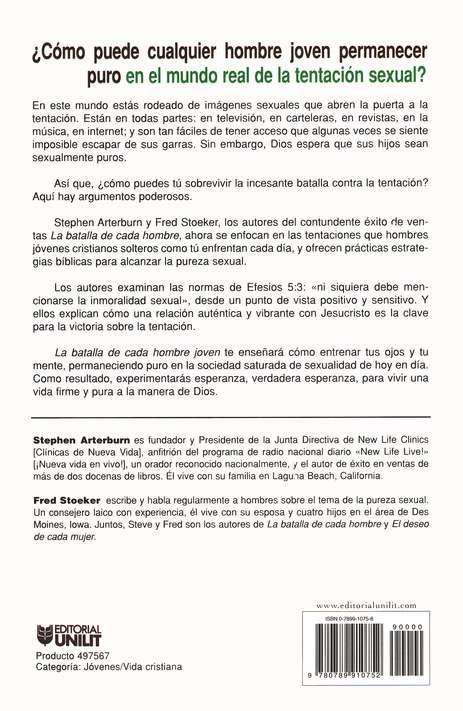 La Batalla de Cada Hombre Joven - Tapa Blanda - Stephen Arterburn - Imagen 9