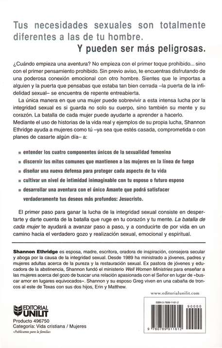 La Batalla de Cada Mujer - Edición Favoritos - Tapa Blanda – Shannon Ethridge - Imagen 8