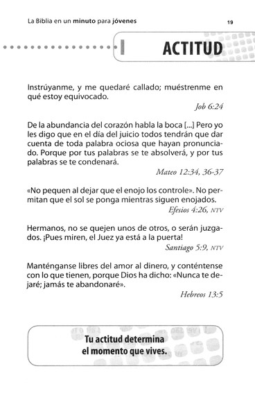 Biblia en un Minuto: para Jóvenes - Edición Bolsillo - Tapa Blanda – M. Murdock - Imagen 8