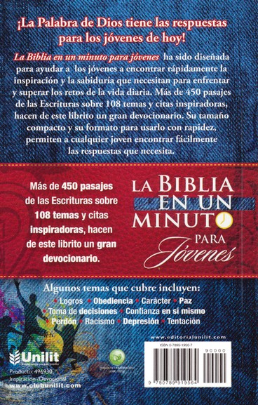 Biblia en un Minuto: para Jóvenes - Edición Bolsillo - Tapa Blanda – M. Murdock - Imagen 13