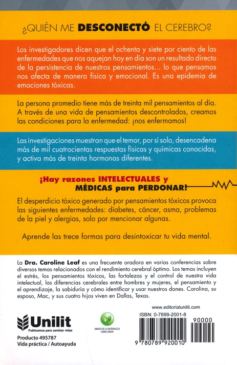 ¿Quién me Desconectó el Cerebro? - Tapa Blanda – Caroline Leaf - Imagen 11