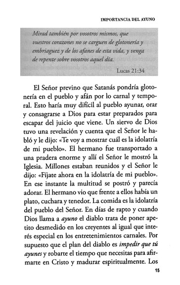 El Ayuno del Señor - Edición Favoritos - Tapa Blanda – Yiye Ávila - Imagen 8