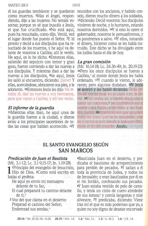 Santa Biblia de Promesas Reina Valera 1960 Letra Gigante Turquesa Indice Tapa Blanda - Imagen 7