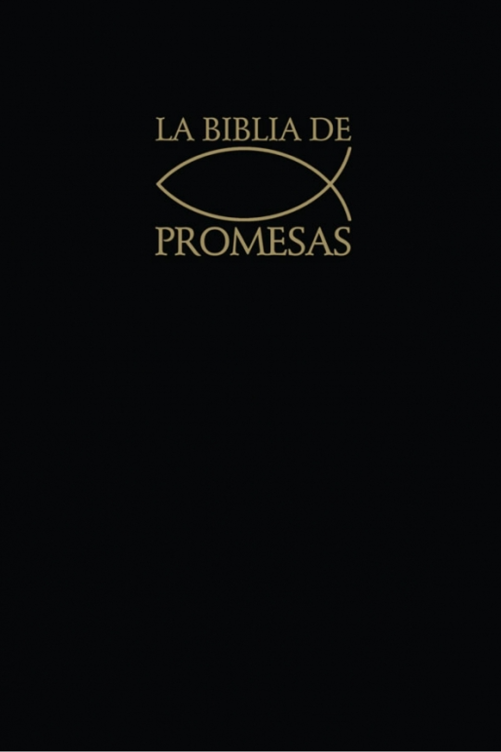 Biblia de Promesas Reina Valera 1960 - Económica - Rústica - Negro