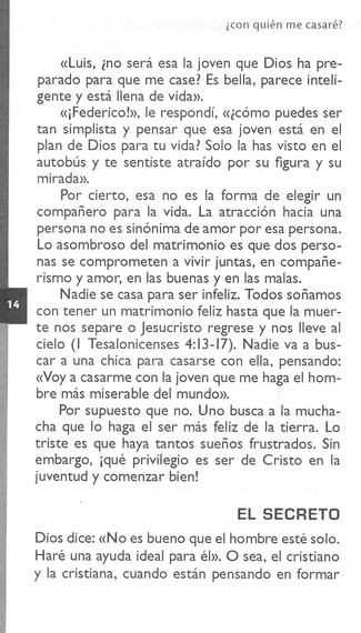 ¿Con Quién me Casaré? - Edición Bolsillo - Tapa Blanda – Luis Palau - Imagen 5