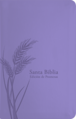 Biblia de Promesas Reina Valera 1960 - Tamaño Manual - Edición Lavanda Imitación Piel con Indice