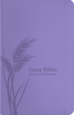Biblia de Promesas Reina Valera 1960 - Tamaño Manual - Edición Lavanda - Imitación Piel con Índice