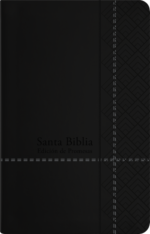 Biblia de Promesas Reina Valera 1960 - Tamaño Manual - Edición Negro Imitación Piel con Cierre