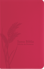 Biblia de Promesas Reina Valera 1960 - Tamaño Manual - Edición Fucsia - Imitación Piel con Cierre
