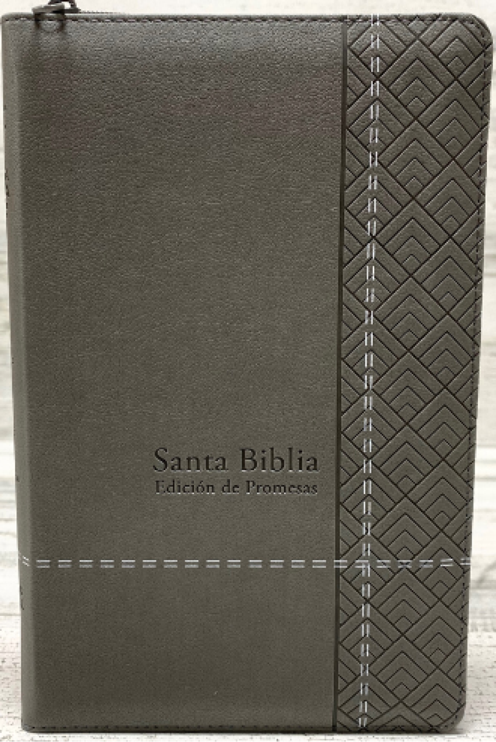 Biblia de Promesas Reina Valera 1960 - Tamaño Manual - Edición Gris - Imitación Piel Indice