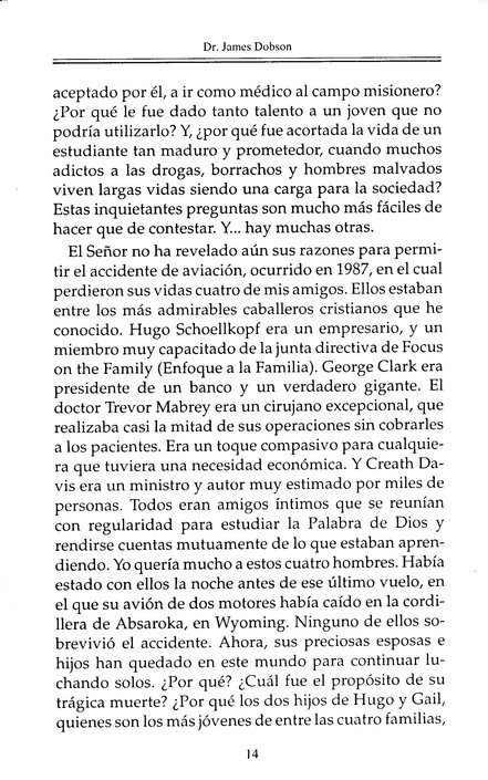 Cuando lo que Dios Hace no Tiene Sentido- Tapa Blanda - James Dobson - Imagen 7