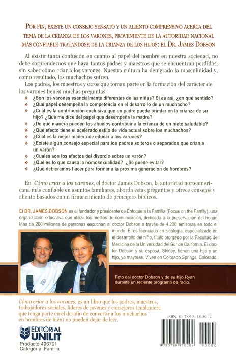Como Criar a los Varones - Tapa Blanda – James Dobson - Imagen 11
