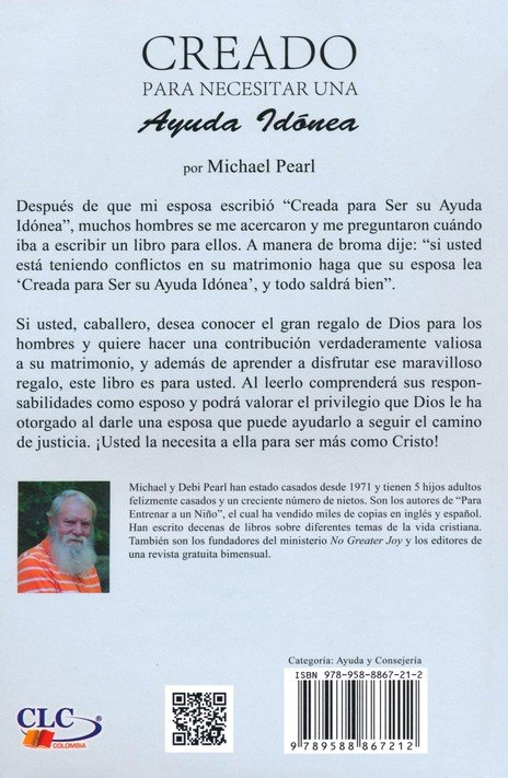 Creado Para Necesitar una Ayuda Idónea - Tapa Blanda - Michael Pearl - Imagen 10