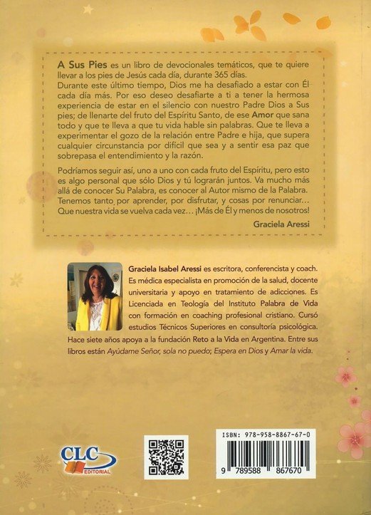 A sus Pies: Meditaciones Diarias con Jesús - Tapa Blanda – Graciela Aressi - Imagen 9