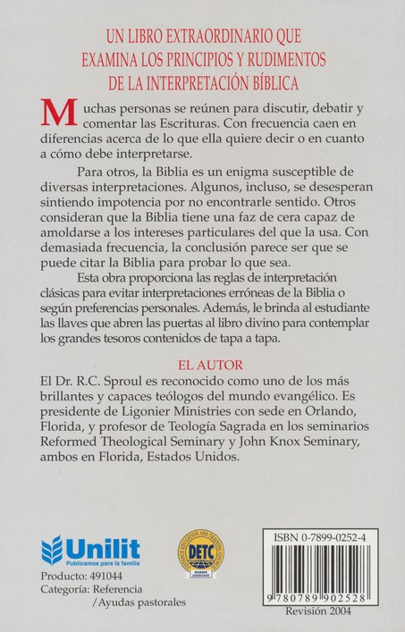 Cómo Estudiar e Interpretar la Biblia - Tapa Blanda - R.C. Sproul - Imagen 11