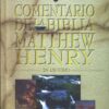 Comentario de la Biblia  en un Tomo -  Tapa Dura – Mathew Henry