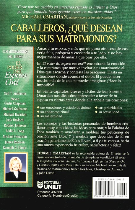 El Poder del Esposo que Ora - Tapa Blanda - Stormie Omartian - Imagen 8