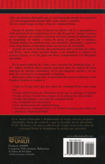Cómo Criar a un Niño de Voluntad Firme - Tapa Blanda – James Dobson - Imagen 9