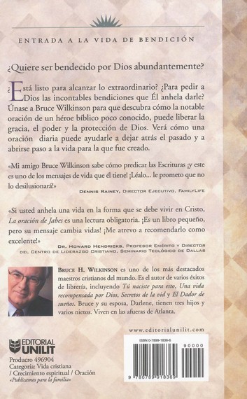 La Oración de Jabes - Edición Favoritos - Tapa Blanda – Bruce Wilkinson - Imagen 8