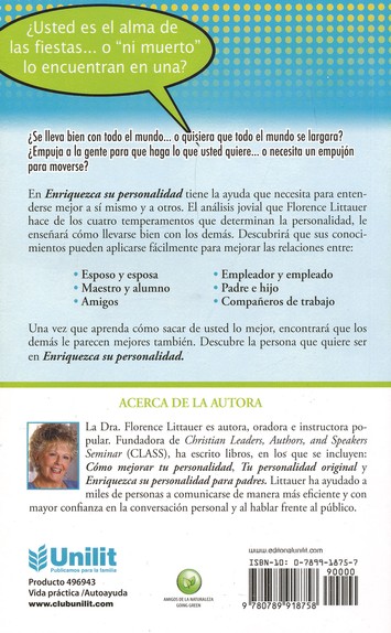 Enriquezca Su Personalidad -Edición Favoritos - Tapa Blanda - Florence Littauer - Imagen 11