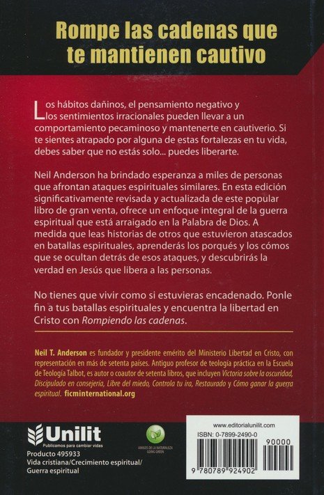 Rompiendo las Cadenas - Tapa Blanda – Neil Anderson - Imagen 9