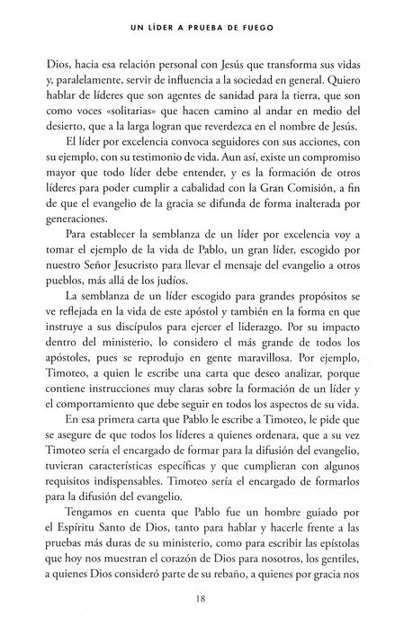 Un Líder a Prueba de Fuego - Tapa Blanda – Rey Matos - Imagen 5