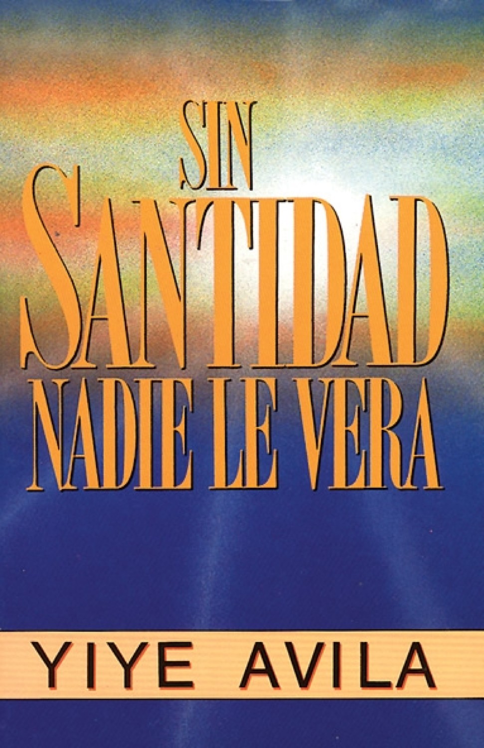 Sin Santidad Nadie Le Verá - Tapa Blanda – Yiye Ávila