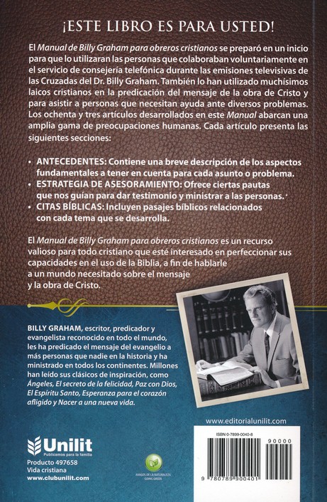 Manual para Obreros Cristianos - Tapa Blanda – Billy Graham - Imagen 12
