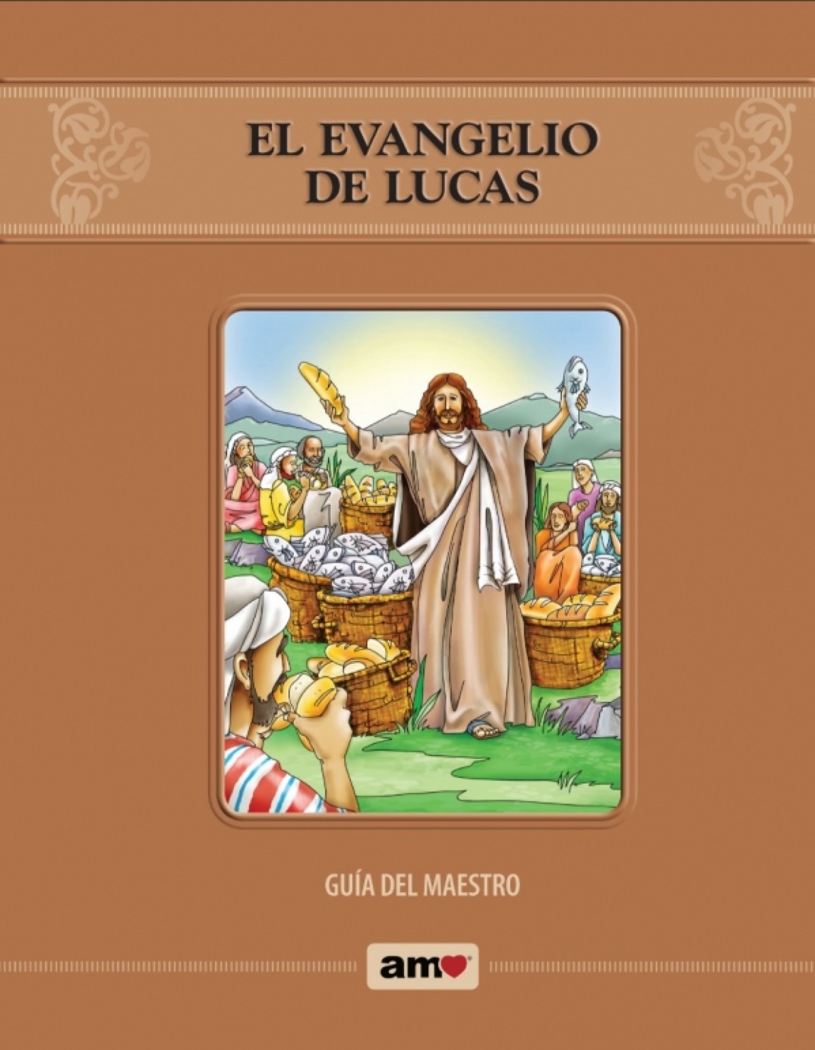 Evangelio de Lucas - Cartilla Argollada - Tapa Blanda - Guía AMO