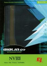 NVI Biblia  G3 Juvenil - Imitación Piel - Dos Tonos Negro - Verde