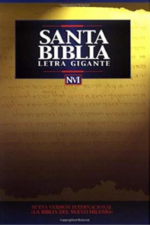 NVI Biblia Letra Gigante  Imitación Piel Negro