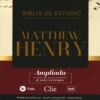RVR Biblia de Estudio Matthew Henry - Imitación Piel - Negro con Indice
