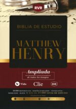 RVR Biblia de Estudio Matthew Henry - Imitación Piel - Negro con Indice