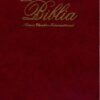 NVI Biblia Ultrafina con Concordancia  -  Imitación Piel - Vino