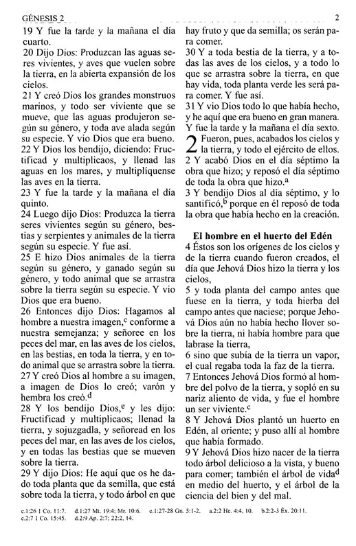 Biblia RVR 1960 Letra Grande, Imitación Piel Negra - Imagen 5