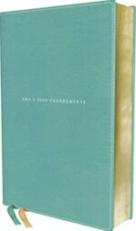 NBLA Biblia Ama a Dios Grandemente, Imitación Piel, Turquesa, Interior a Cuatro Colores