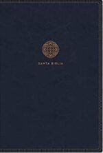 Santa Biblia RVR60 - Letra Super Gigante - Imitación Piel  Azul con Cierre e Index