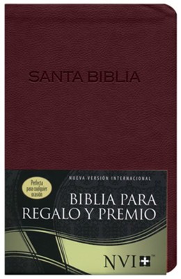 NVI Biblia Premios y Regalos - Imitación Piel - Vino - Imagen 2