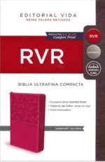 RVR Santa Biblia Ultrafina Compacta, Imitación Piel con Cierre