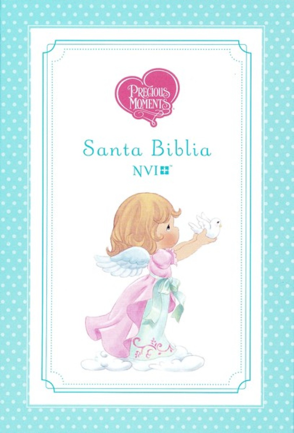 NVI Santa Biblia Precious Moments, Angelitos, Ultrafina Compacta Aqua
