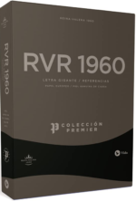 Reina Valera 1960 Biblia Letra Gigante, Colección Premier, Azul Marino
