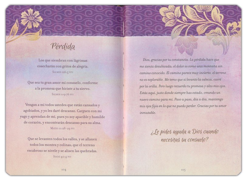Oraciones y Promesas para la Mujer - Imitación Piel - Varios Autores - Imagen 6