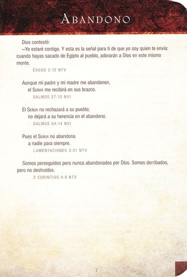 Promesas de la Biblia para la Vida - Imitación Piel - Varios Autores - Imagen 5