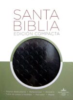Biblia RVR60 Compacta — Piel Elaborada Negra