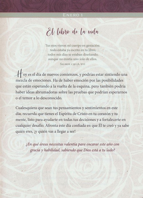 Fuerzas Para Cada Día Para La Mujer - Devocional - Imitación Piel - Varios Autores - Imagen 4