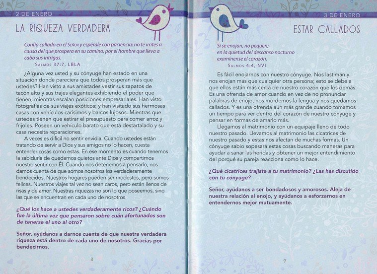 Mi Tiempo con Dios para Parejas- Imitación Piel - Varios Autores - Imagen 4