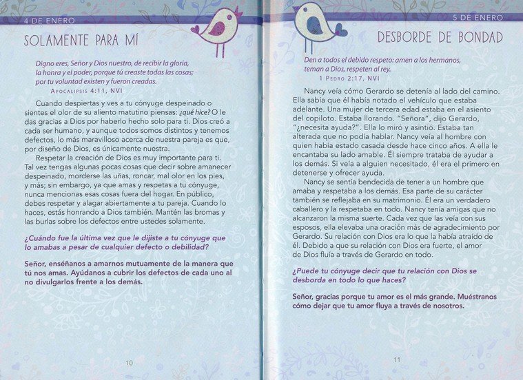 Mi Tiempo con Dios para Parejas- Imitación Piel - Varios Autores - Imagen 5