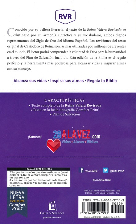Santa Biblia RVR, Edición Económica - Tapa Blanda - La Caja contiene 28 Biblias - Imagen 9