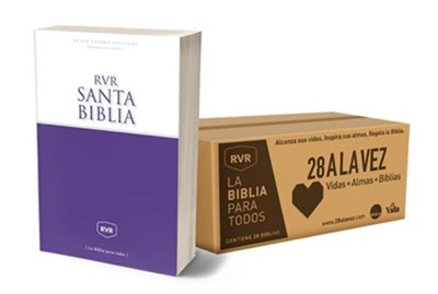 Santa Biblia RVR, Edición Económica - Tapa Blanda - La Caja contiene 28 Biblias - Imagen 10